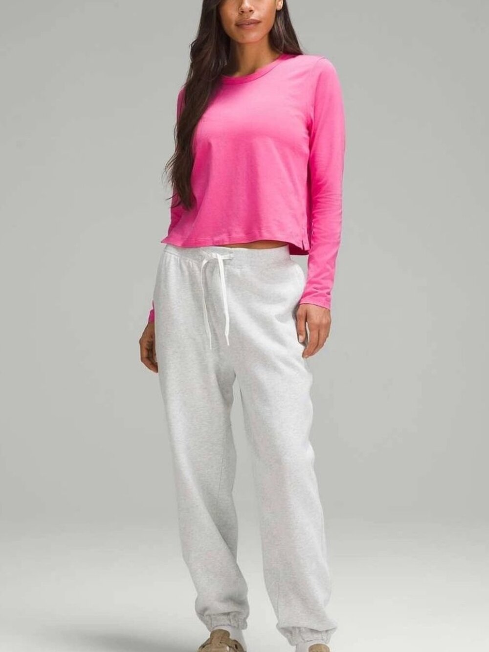 LULULEMON women's COTON BLEND sweater size 6